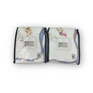Modern Southern Home Sadie Quilt Pillow Shams Set of Two Brand New Packages NWT